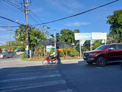 Chính chủ Cho thuê đất góc 2 mặt tiền - ngã tư đường Tỉnh lộ 2 + Hồ Văn Tắng, xã Củ Chi ( Tân phú trung,Củ Chi )